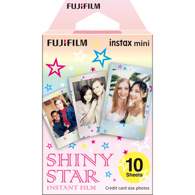 Momentinės fotoplokštelės instax mini SHINY STAR (10pl)