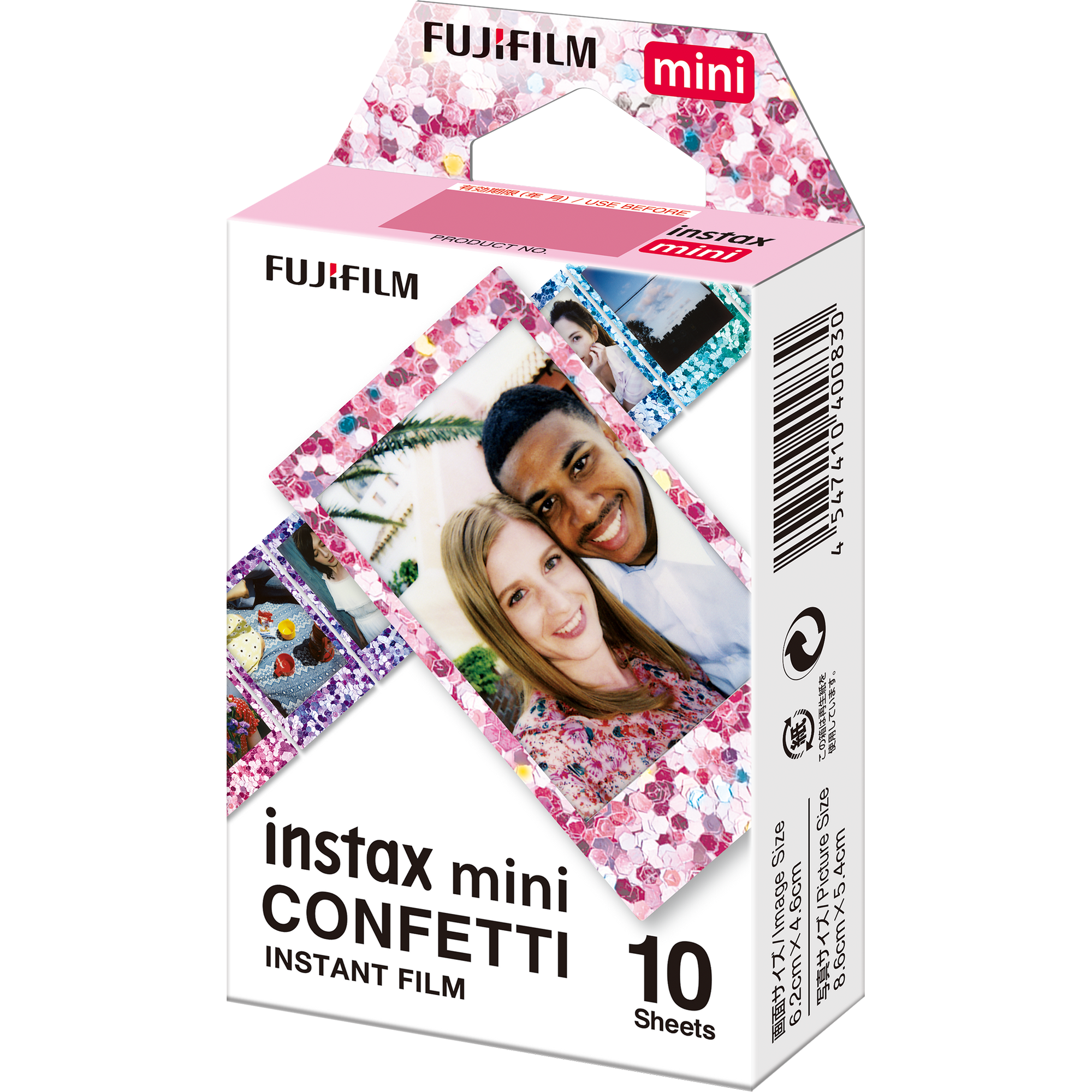 Momentinės fotoplokštelės instax mini CONFETTI (10pl)