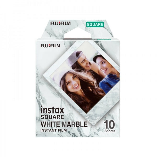 Momentinės fotoplokštelės instax SQUARE WHITEMARBLE (10pl) (ex. 8720094754260)