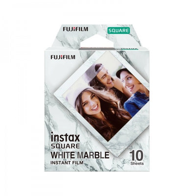Momentinės fotoplokštelės instax SQUARE WHITEMARBLE (10pl)