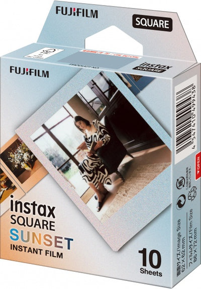 Momentinės fotoplokštelės instax SQUARE SUNSET (10pl)