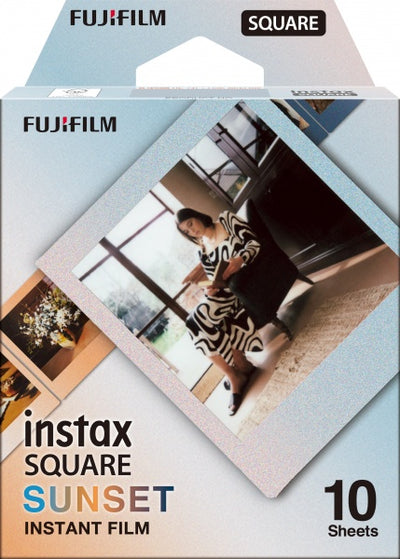 Momentinės fotoplokštelės instax SQUARE SUNSET (10pl)