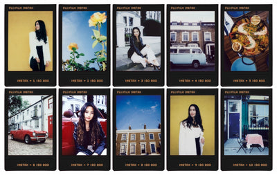 Momentinės fotoplokštelės instax mini Contact Sheet (10pl)(4547410464320)