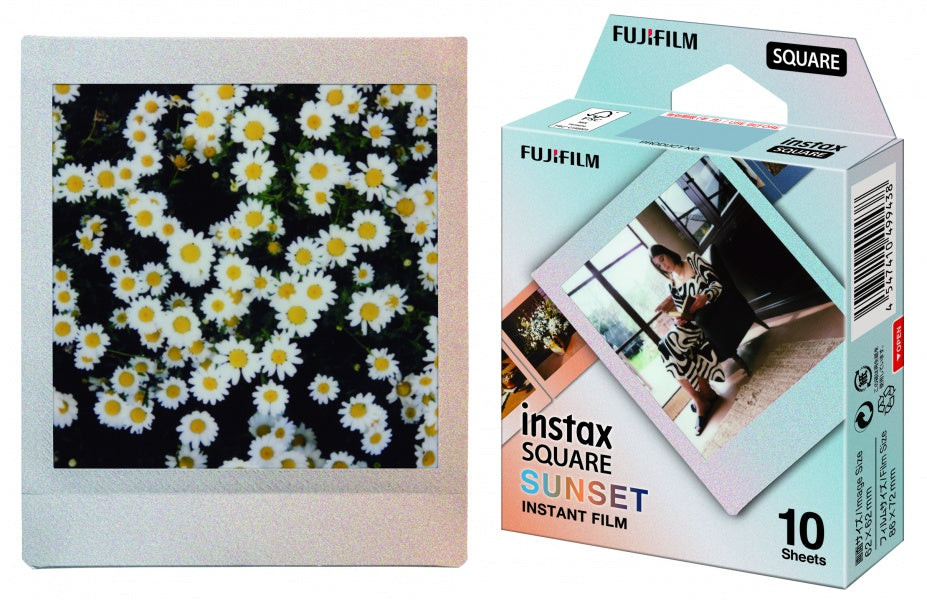 Momentinės fotoplokštelės instax SQUARE SUNSET (10pl)