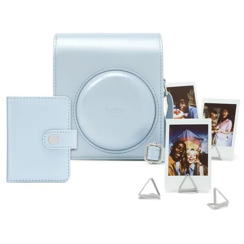 instax mini 13 priedų rinkinys (DĖKLAS, ALBUMAS, RĖMELIAI SU SEGTUKAIS);  FROST BLUE