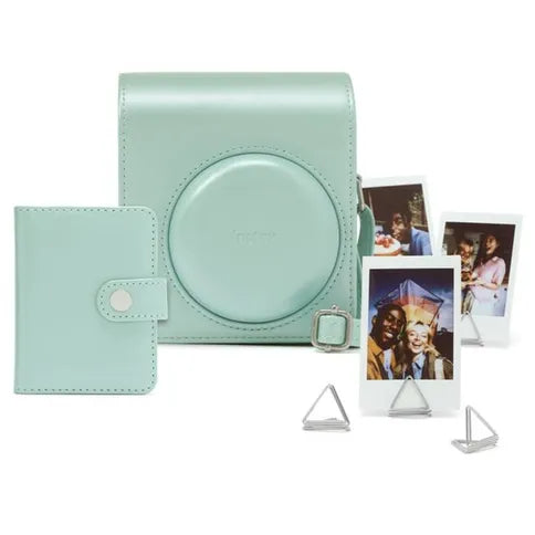 instax mini 13 priedų rinkinys (DĖKLAS, ALBUMAS, RĖMELIAI SU SEGTUKAIS); LAGOON GREEN