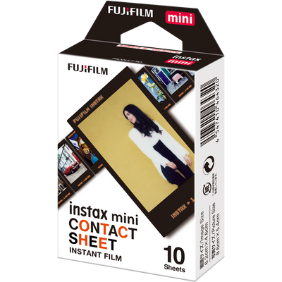 Momentinės fotoplokštelės instax mini CONTACT SHEET (10pl)