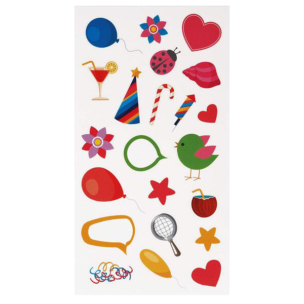 instax nuotaikingų lipdukų rinkinys (110 lipdukų)