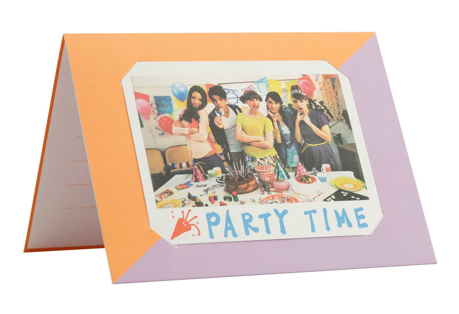 Atvirlaiškis instax WIDE oranžinis/violetinis