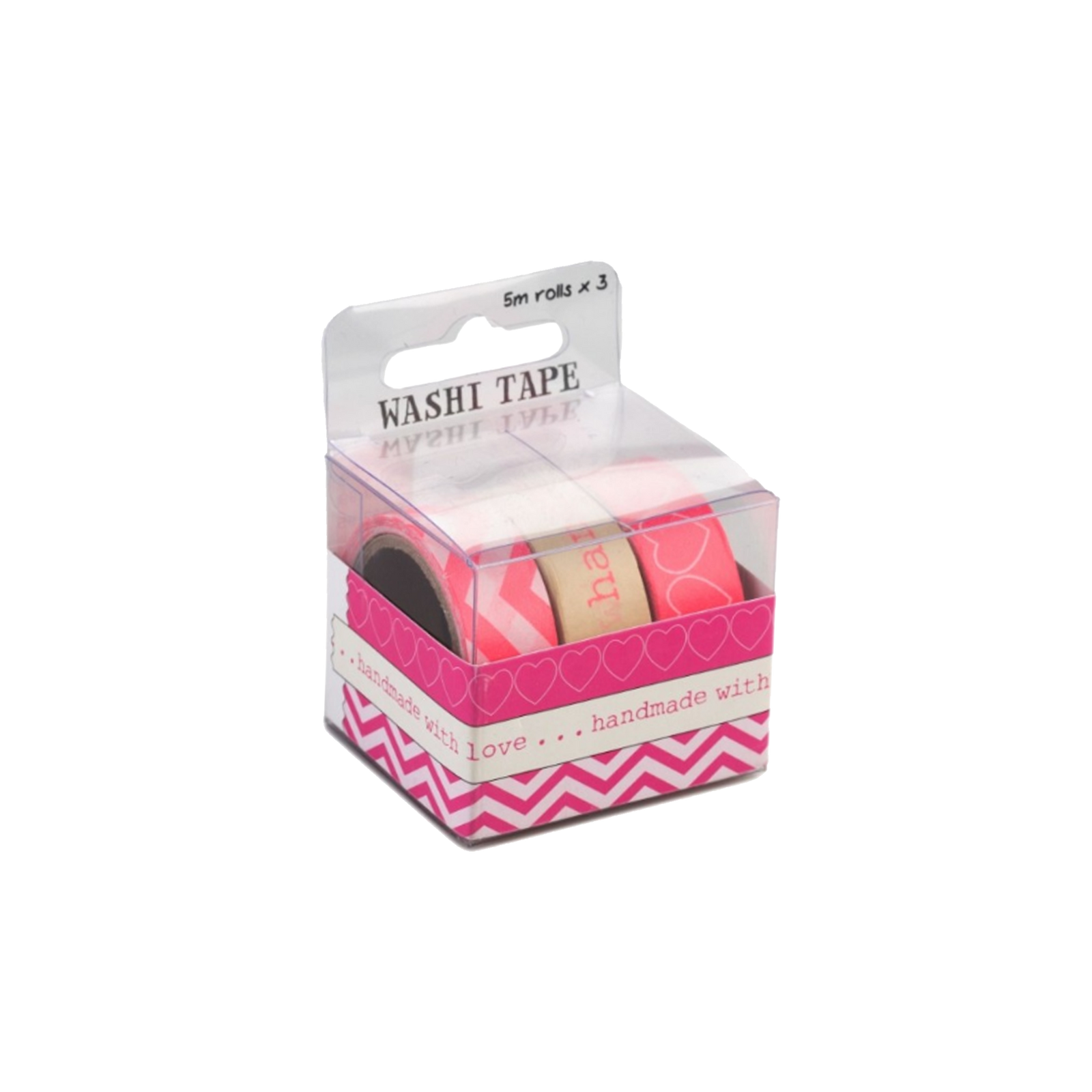 instax lipni dekoravimo juosta "With love" (3 vnt x 5m)