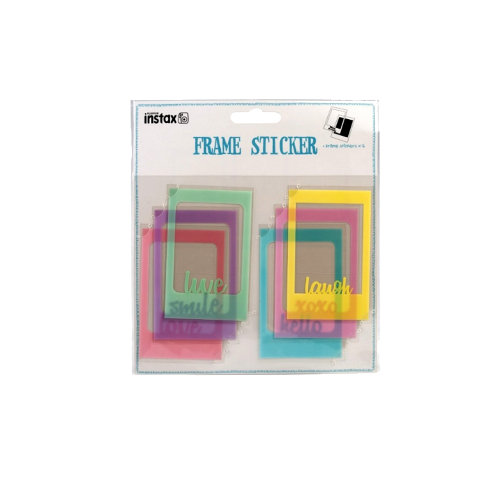 instax lipnių rėmėlių rinkinys "Callouts", (6 vnt)
