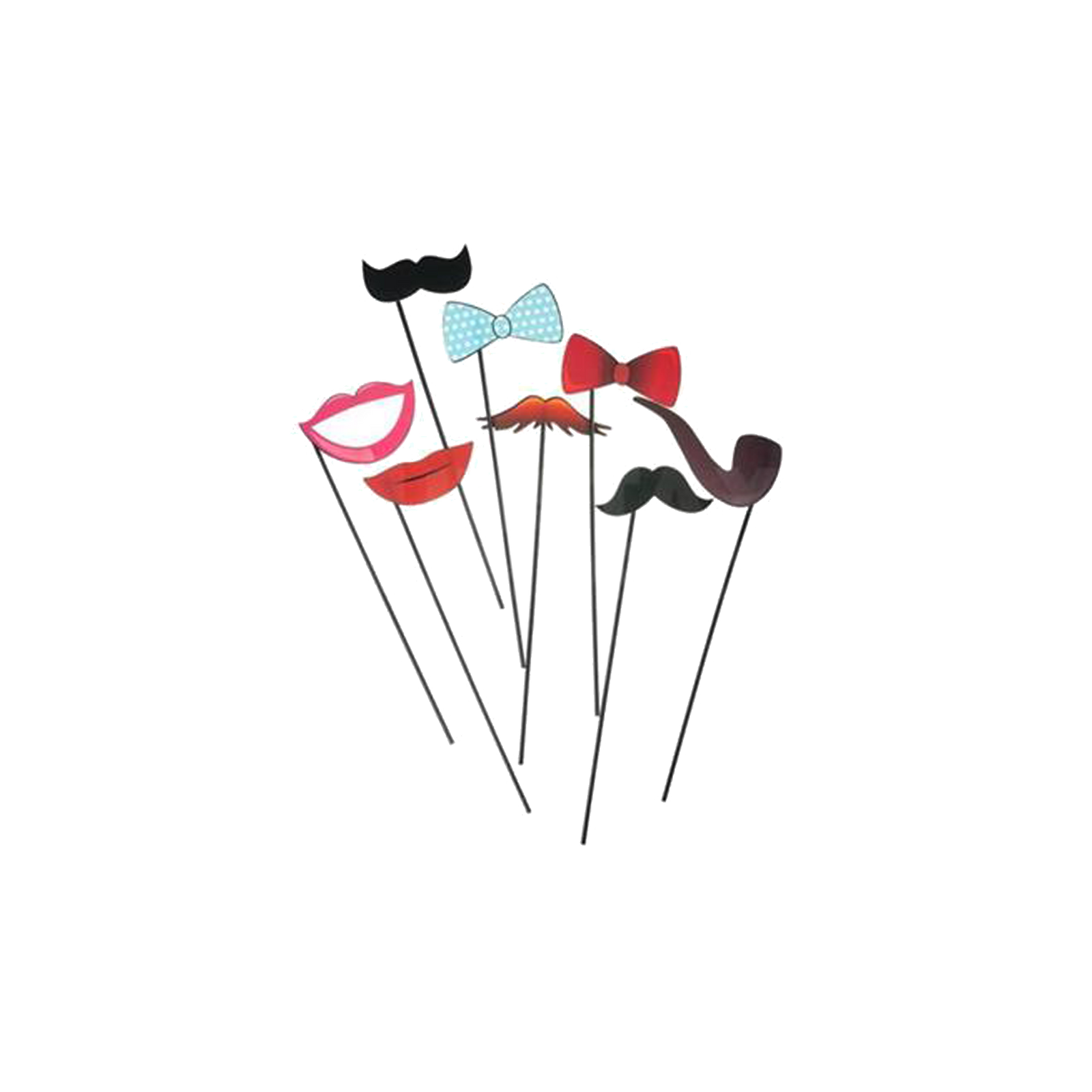 Instax foto dekoracija "Lips&Bowties" (8 vnt)