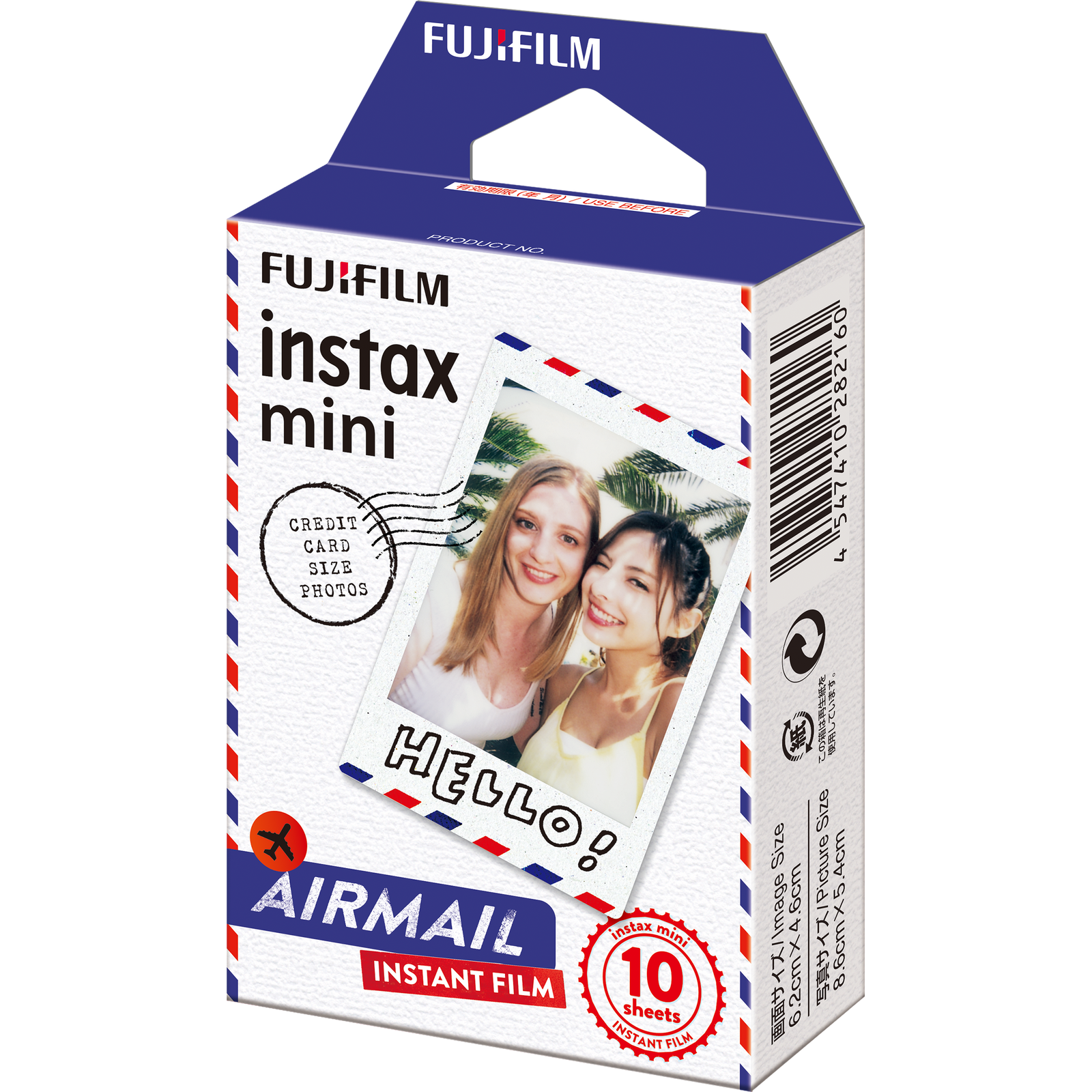 Momentinės fotoplokštelės instax mini AIRMAIL (10pl)