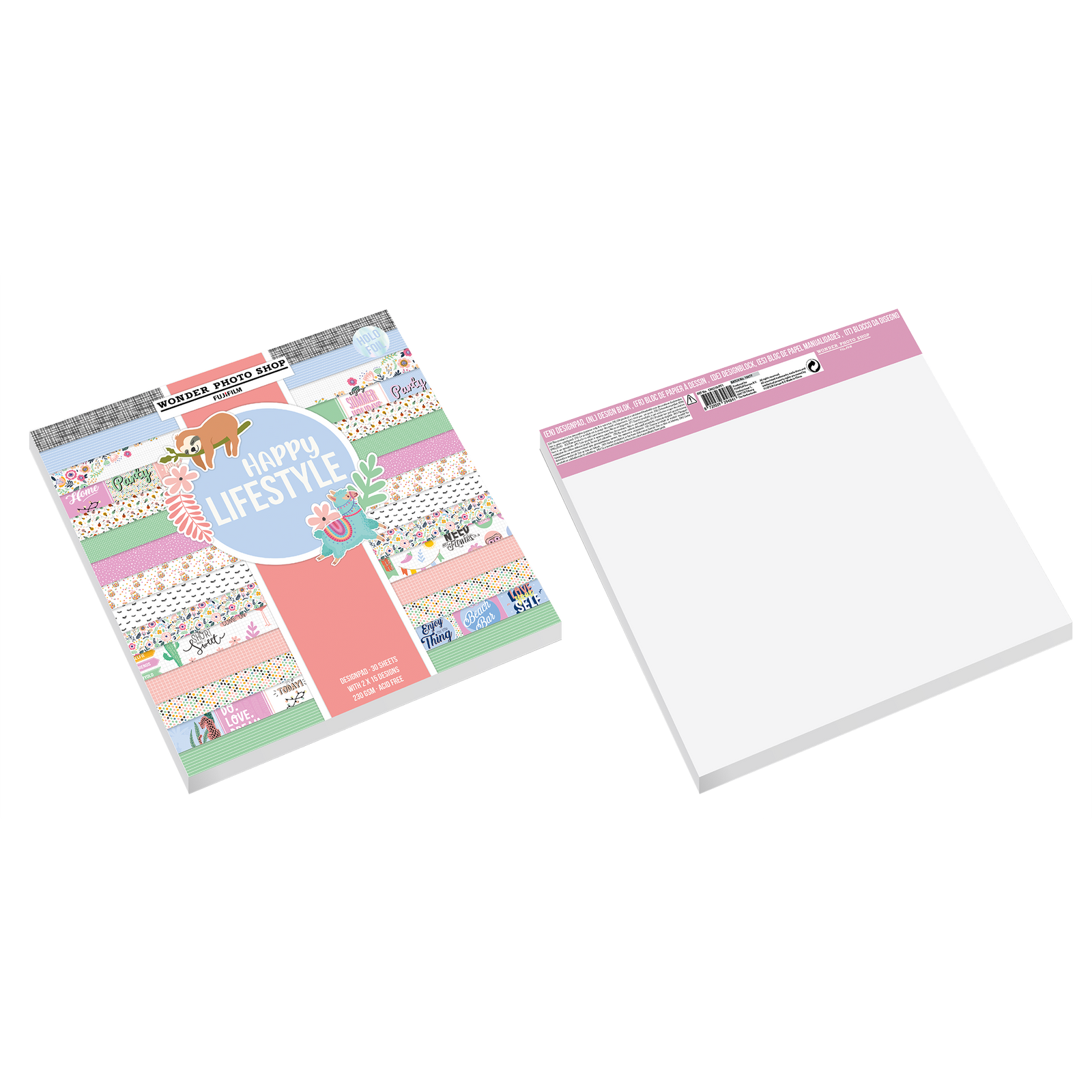 Skrebinimo popieriaus rinkinys LIFESTYLE 30,5x30,5 cm