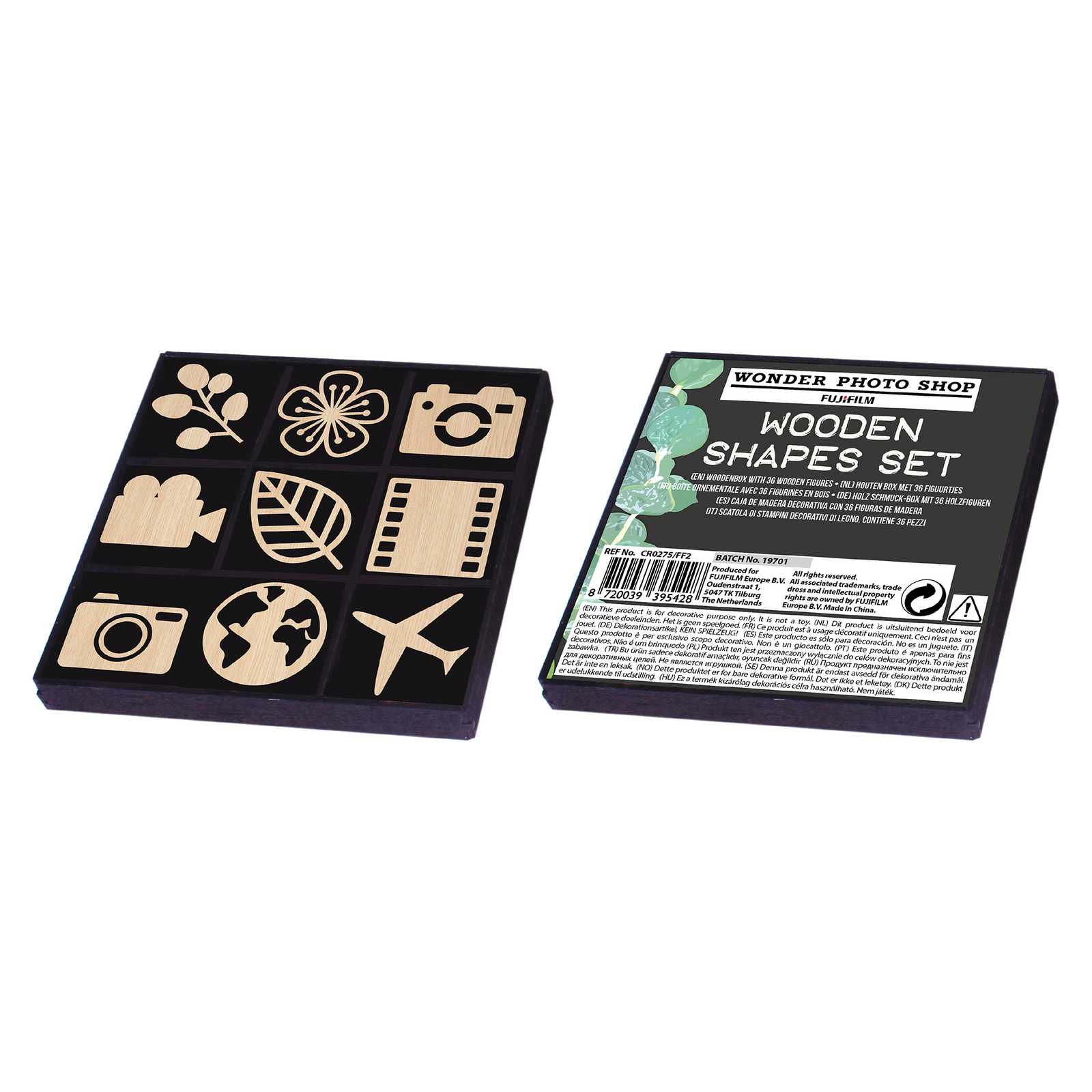 Medinių formelių rinkinys dėžutėje VINTAGE, 36 vnt.