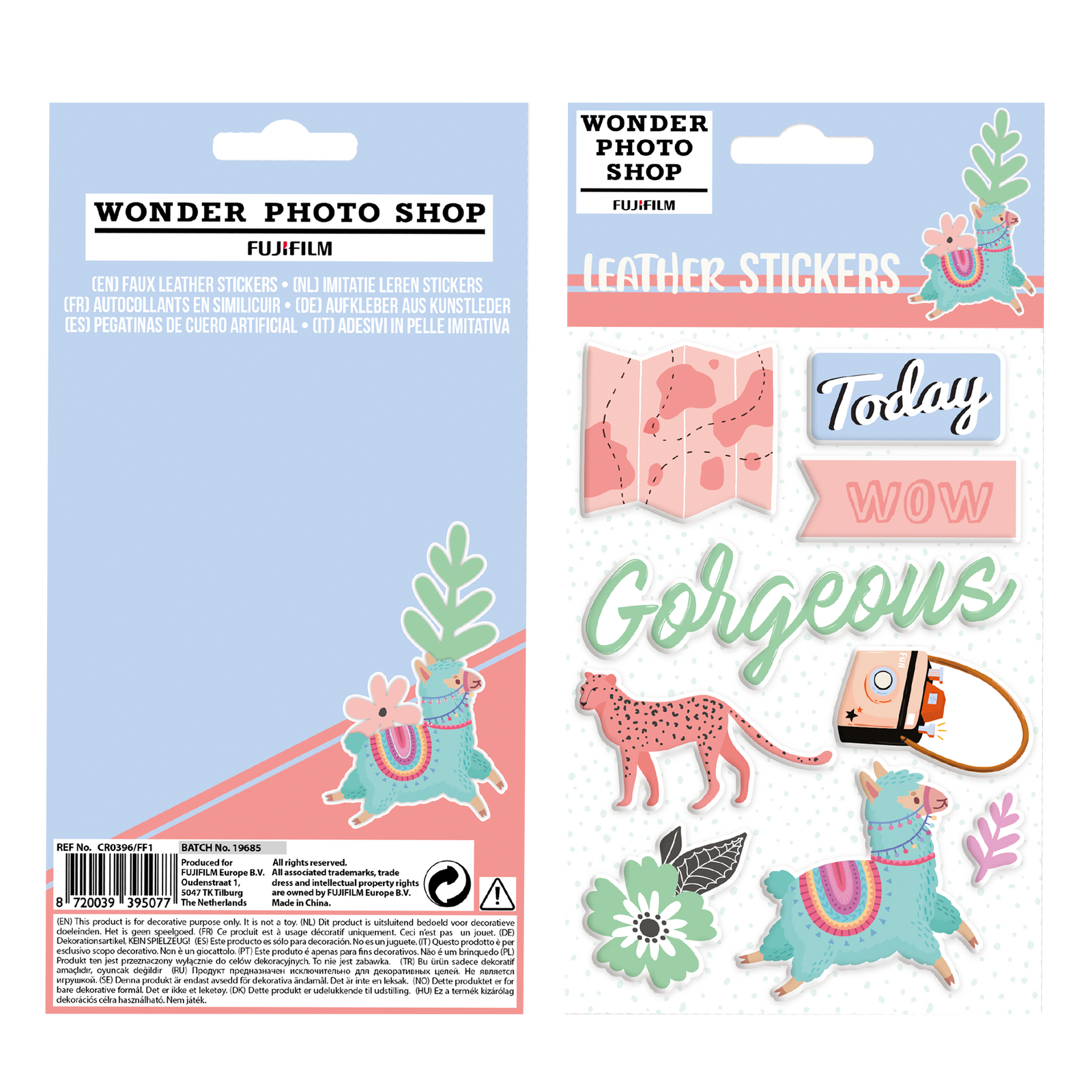 Lipdukų (PU odos) rinkinys LIFESTYLE, 9 vnt.