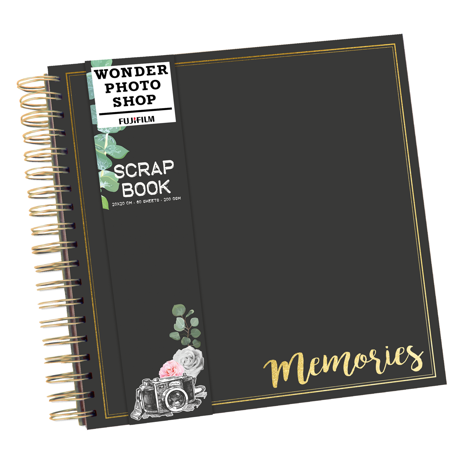 Albumas skrebinimui VINTAGE, 20x20 cm