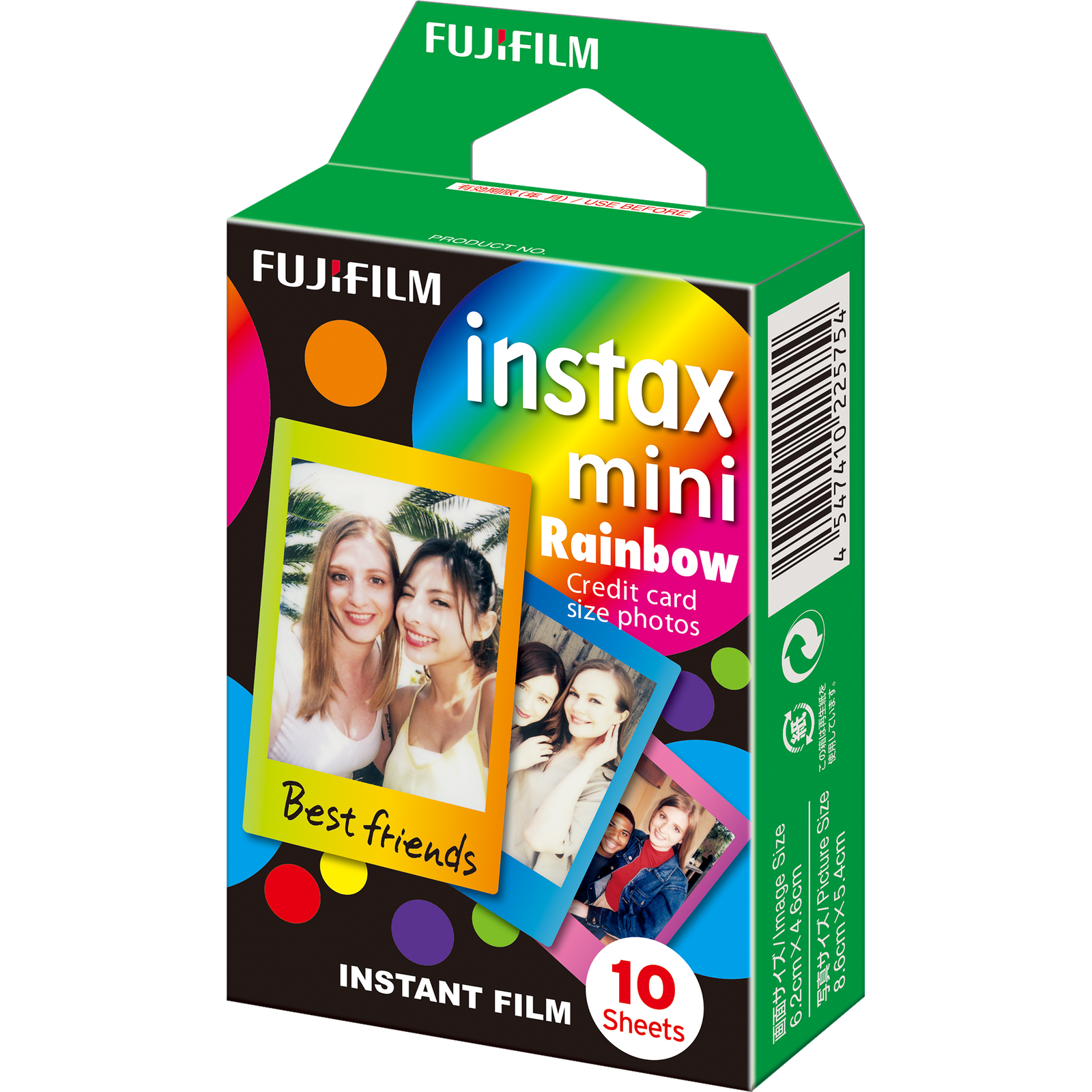 Momentinės fotoplokštelės instax mini RAINBOW (10pl)