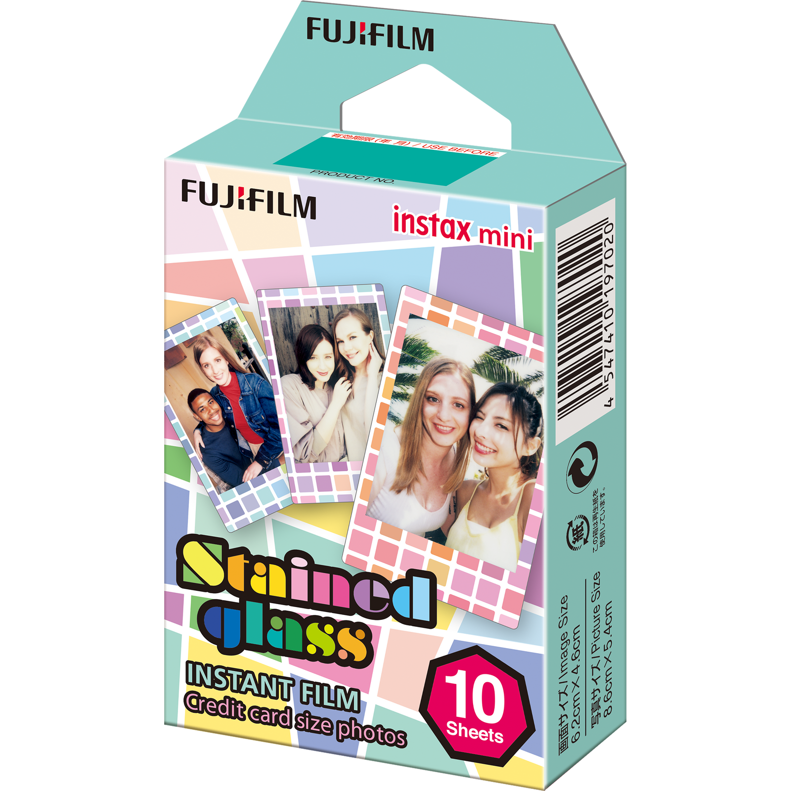 Momentinės fotoplokštelės instax mini STAINED GLASS (10pl)