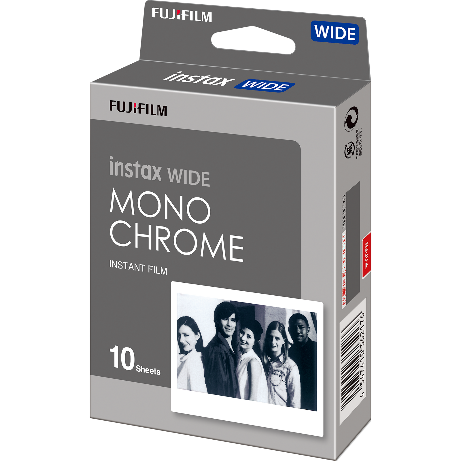 Momentinės fotoplokštelės instax WIDE MONOCHROME (10pl)