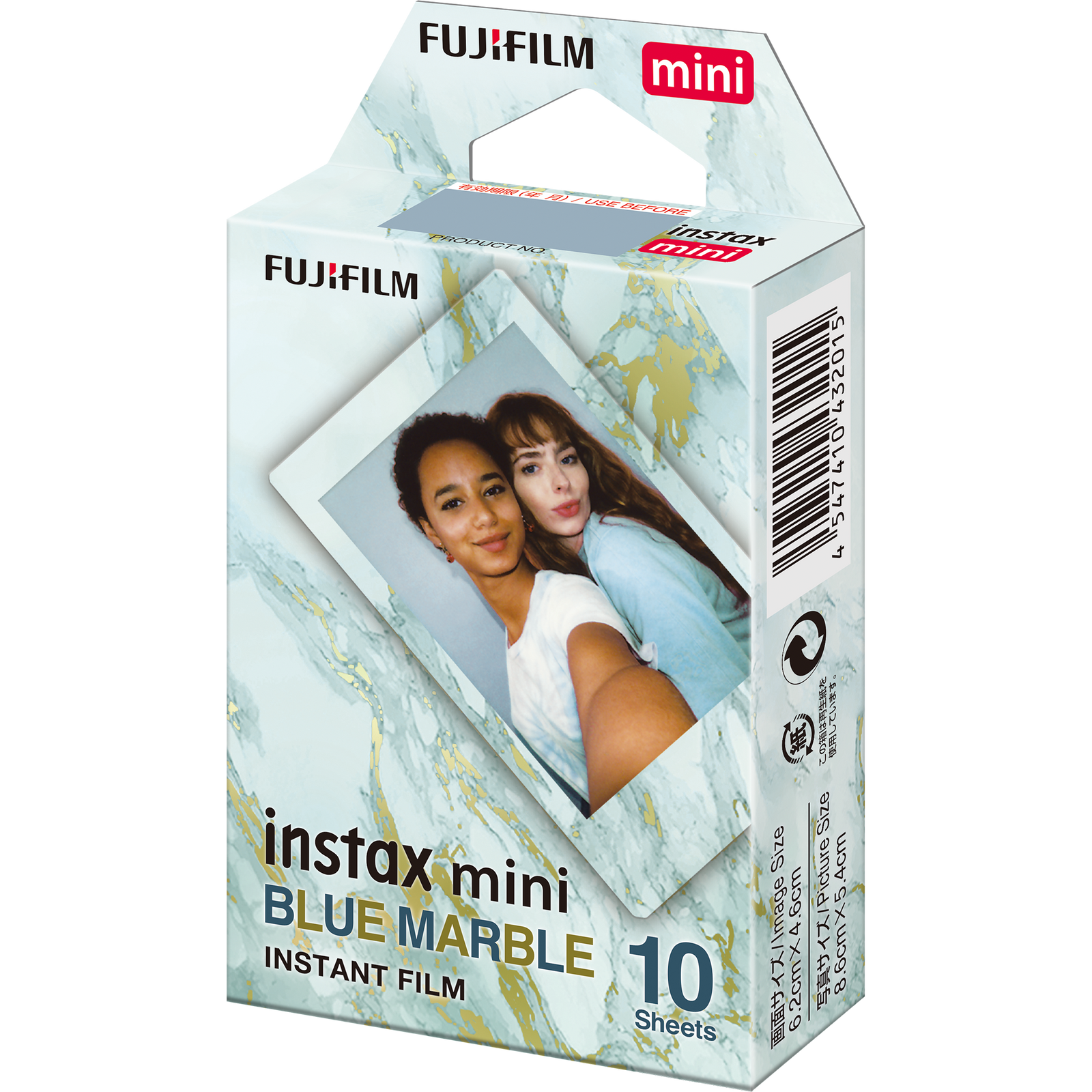 Momentinės fotoplokštelės instax mini BLUE MARBLE (10pl)