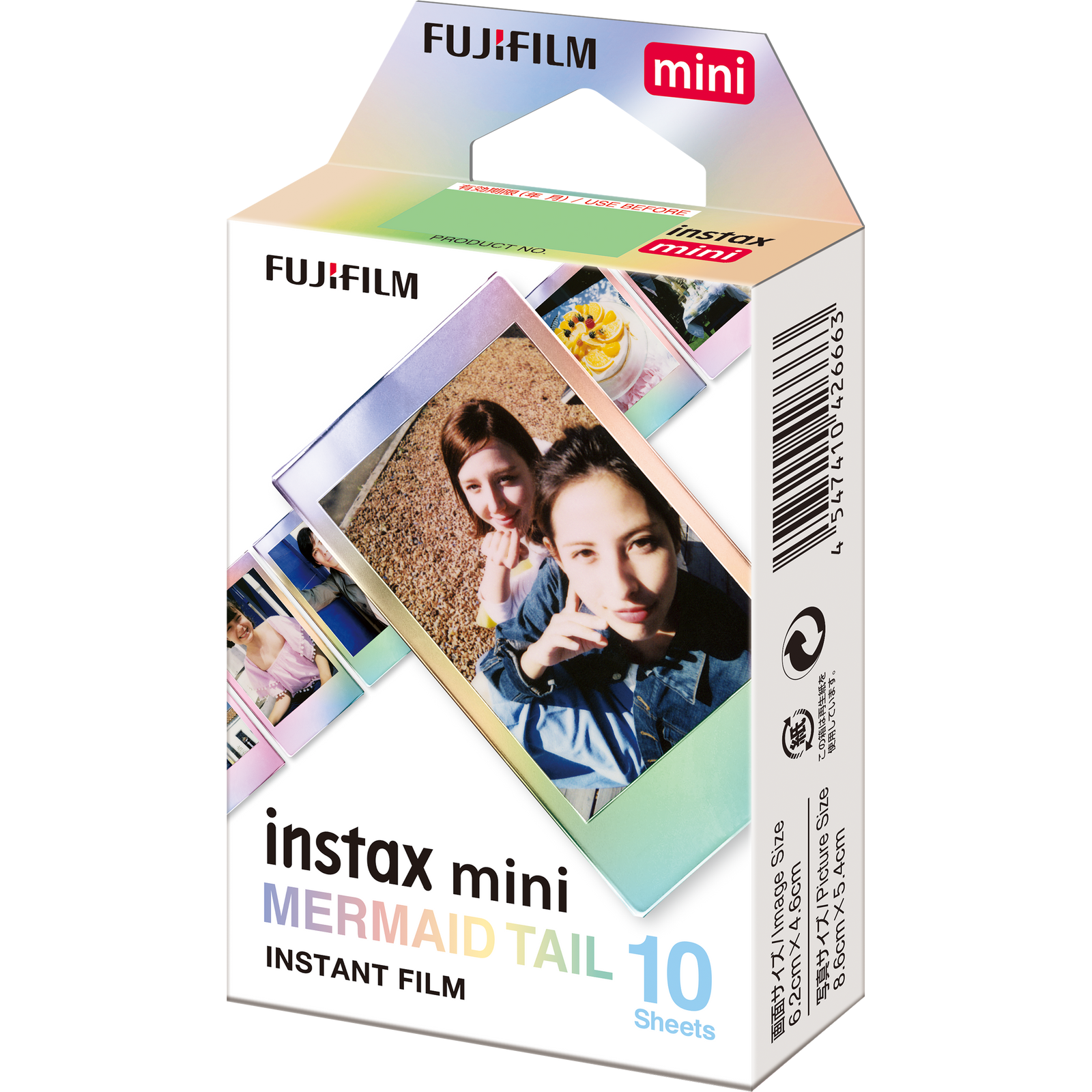 Momentinės fotoplokštelės instax mini MERMAID TAIL (10pl)